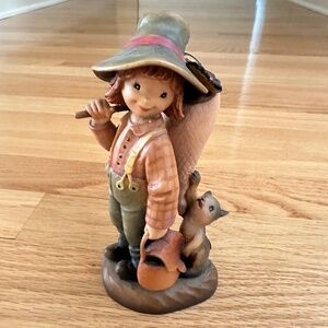 Anri Ferrandiz Butterfly Boy Wood Figurine Italy